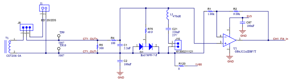 应用电路图 - Texas Instruments TIEVM-ARC-AFE评估模块